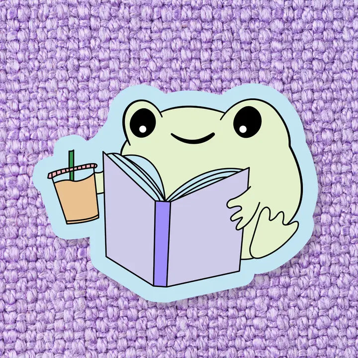 Sticker - Frog - Bookish