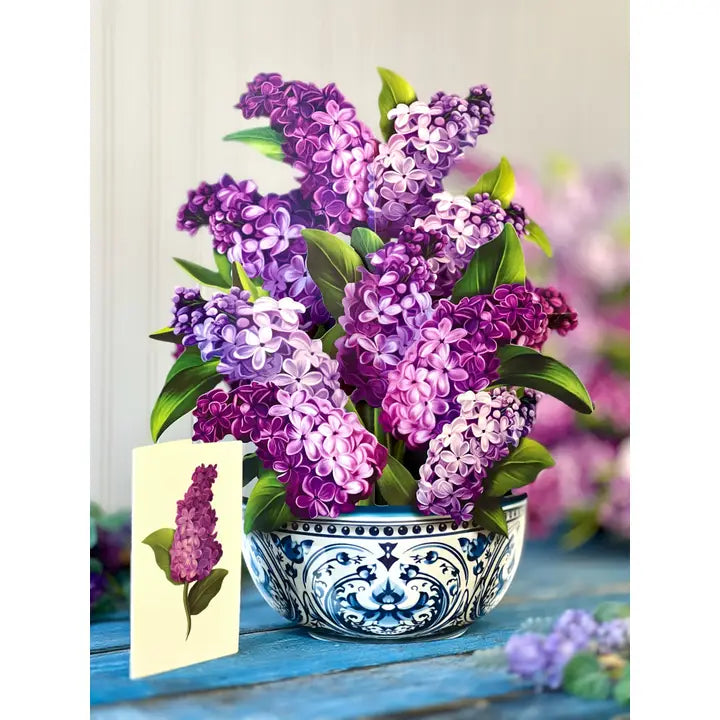 Paper Bouquet - Garden Lilacs - 14"