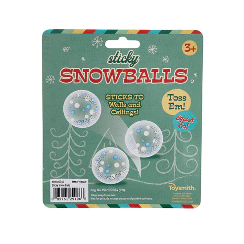 Toy - Sticky Snowballs - Set of 3