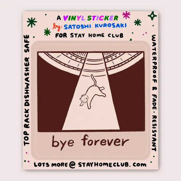 Sticker - Bye Forever UFO Cat