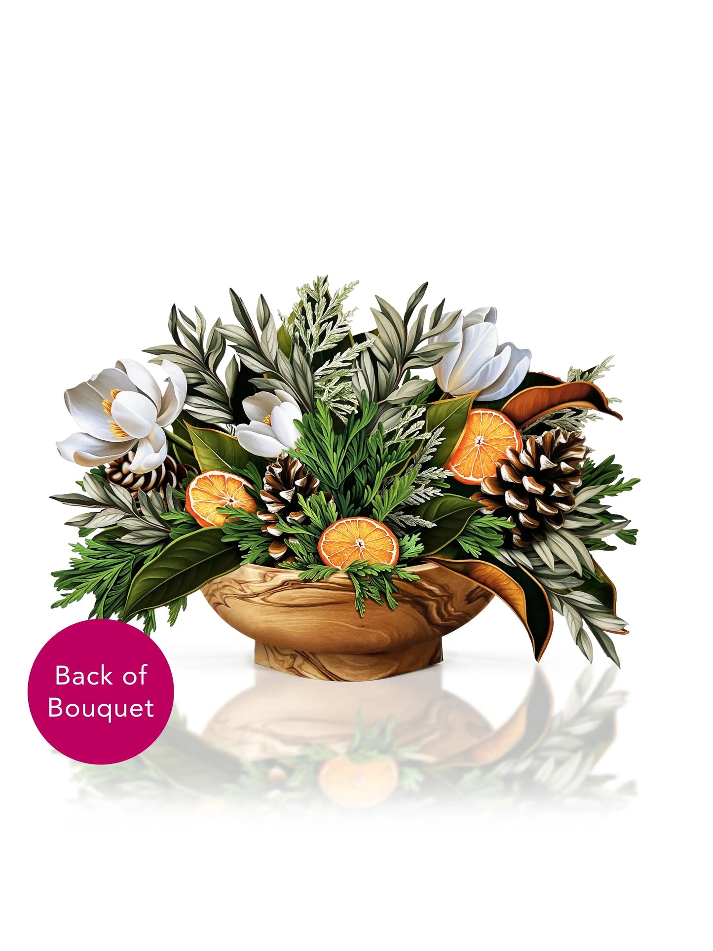 Paper Bouquet - Winter Magnolia - 14"