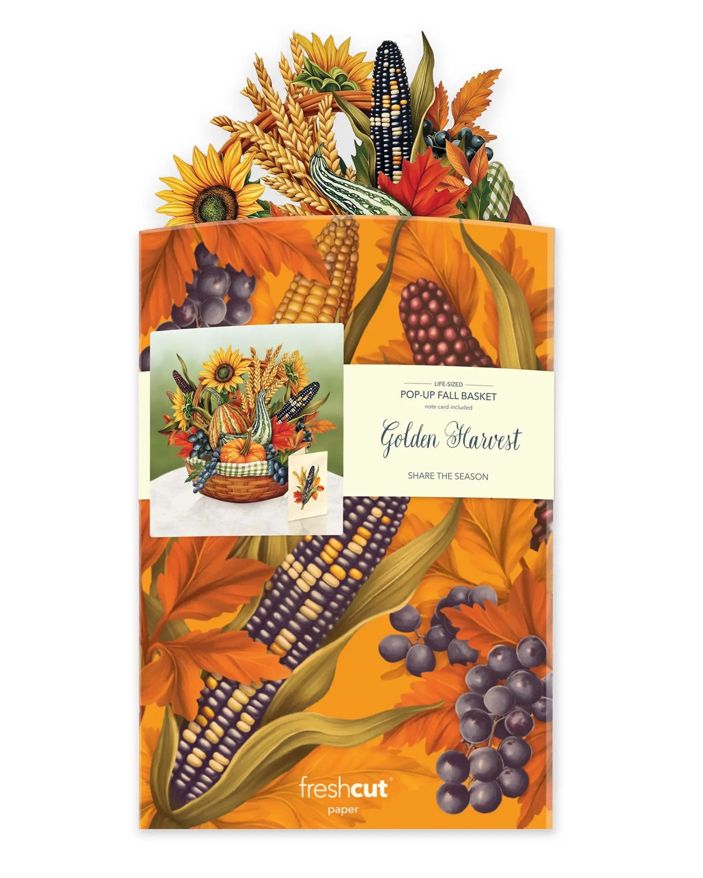 Paper Bouquet - Golden Harvest - 14"