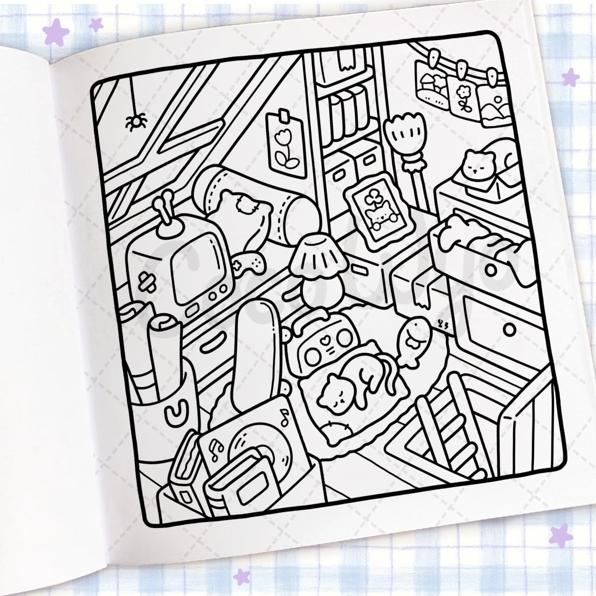 Colouring Book - Cozy Corner