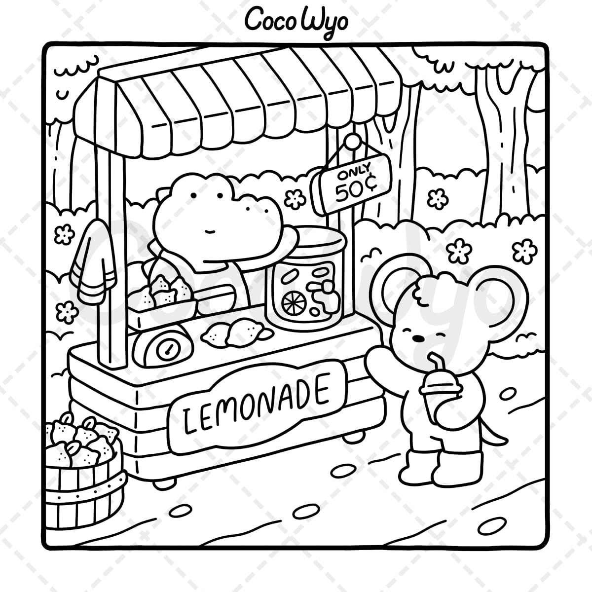 Colouring Book - Cozy Friends