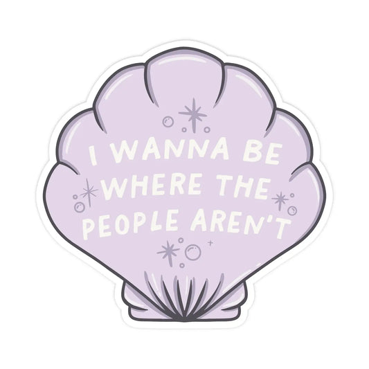 Sticker - Where The People Aren't