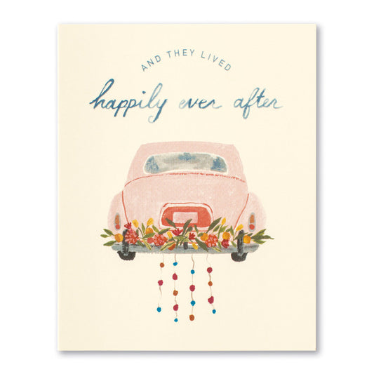 Card - Wedding - And They Lived Happily Ever After