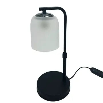 Candle Warmer - Frosted - Black