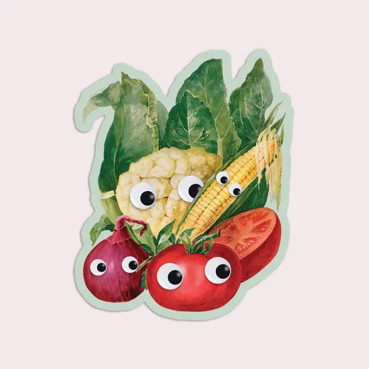 Sticker - Googly Eyes Vegetables