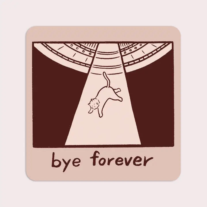Sticker - Bye Forever UFO Cat
