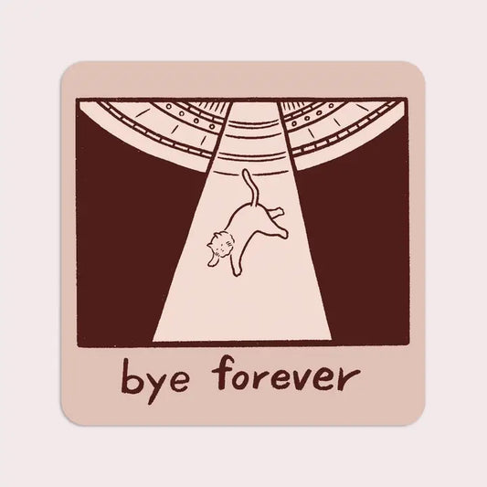 Sticker - Bye Forever UFO Cat