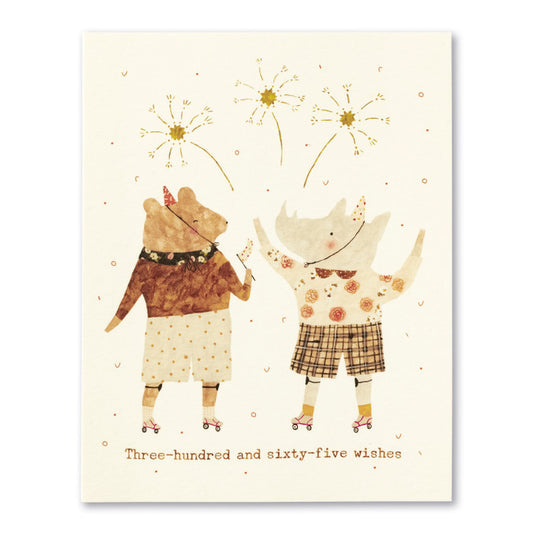 Card - Birthday - Three-Hundred and Sixty-Five Wishes
