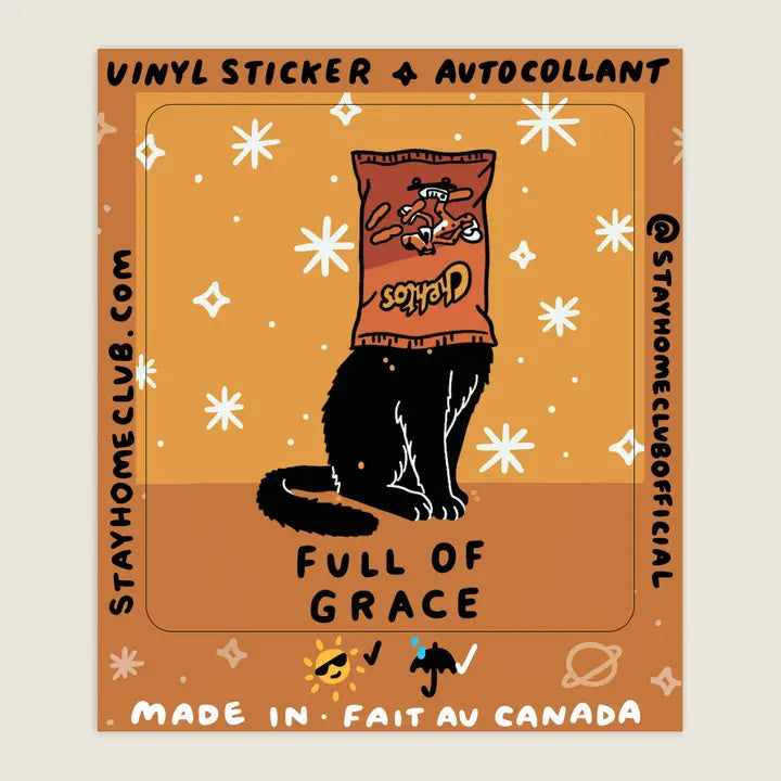 Sticker - Full of Grace Cat