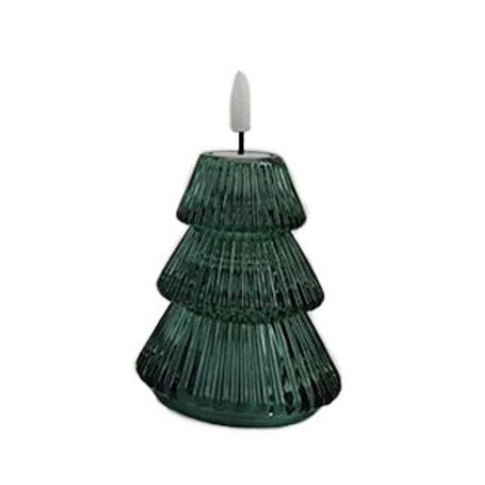 LED Tree - Green Candle - 4"