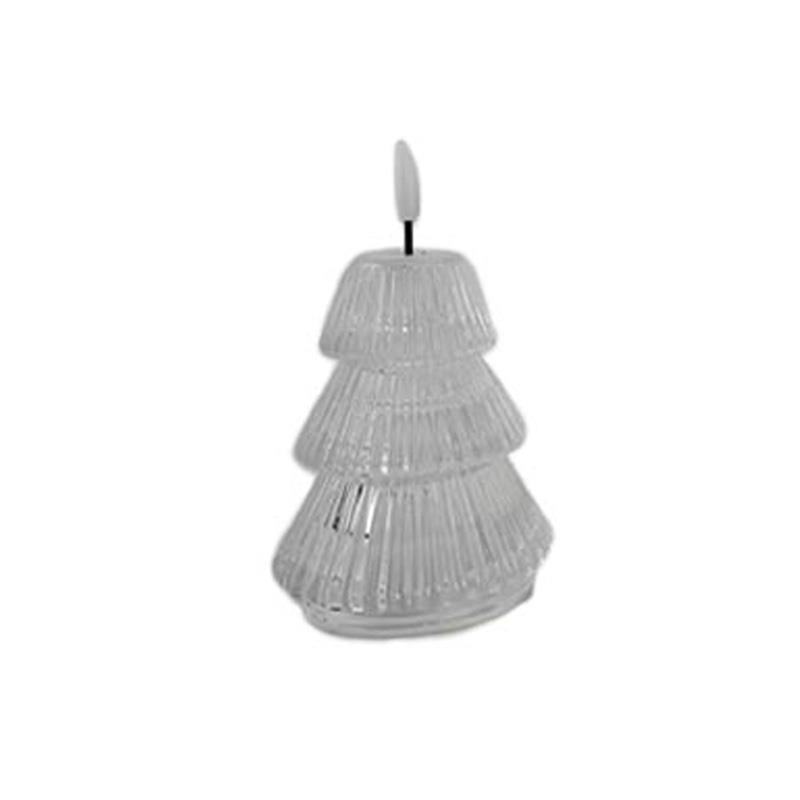 LED Tree - Clear Candle - 4"