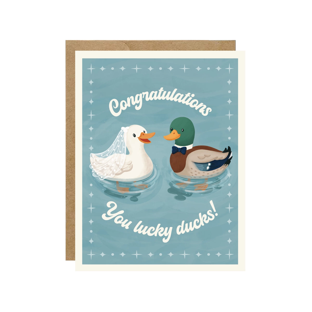 Card - Congrats You Lucky Ducks - Wedding
