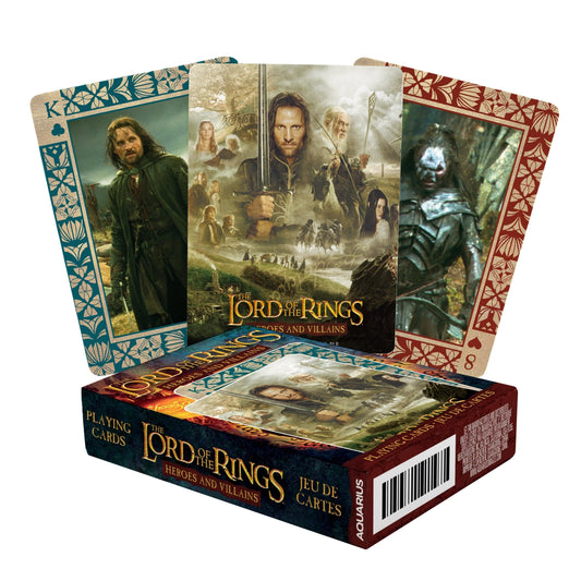 Playing Cards - Lord of the Rings - Heroes & Villains