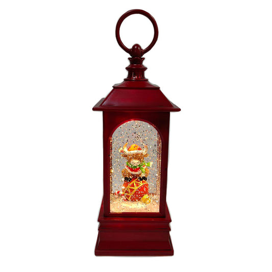 LED Lantern - Highland Cow