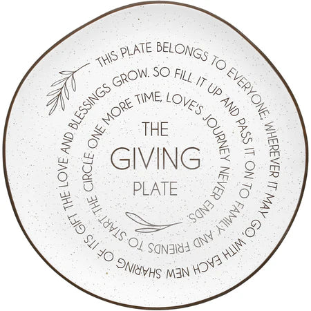 Serving Plate - The Giving Plate - 10.5"