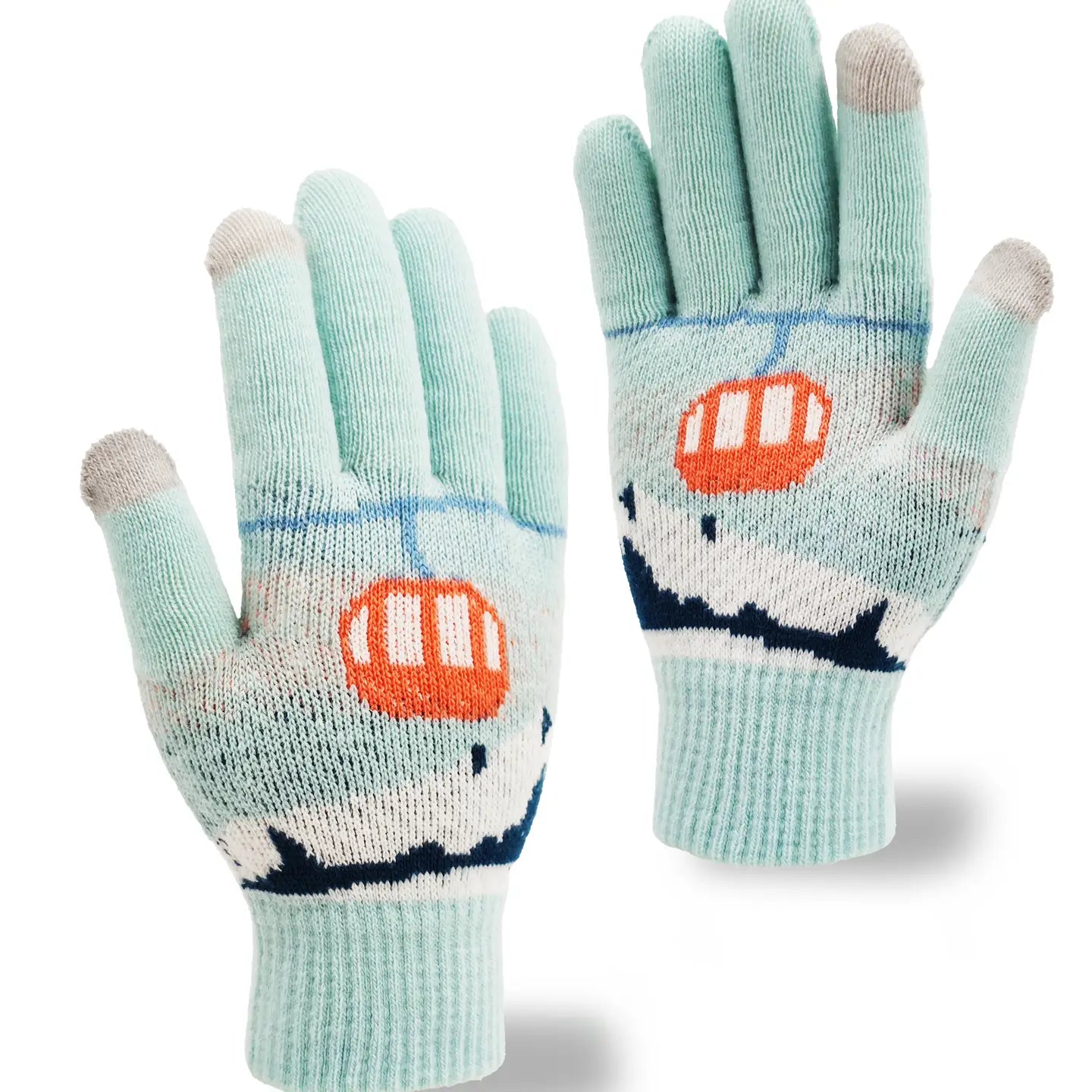Gloves - Skyline Cabin Gondola - Blue