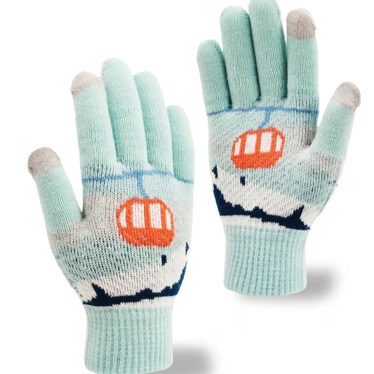 Gloves - Skyline Cabin Gondola - Blue
