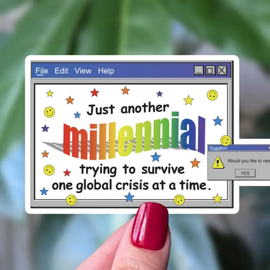 Sticker - Millenial Global Crisis