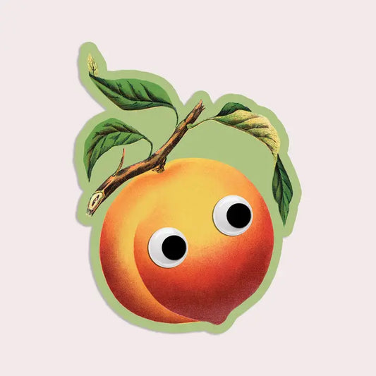 Sticker - Googly Eyes Peach