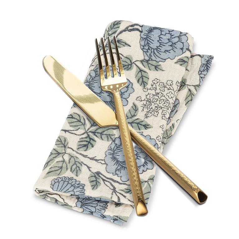 Napkin - Stonewashed Cotton - Blue Floral