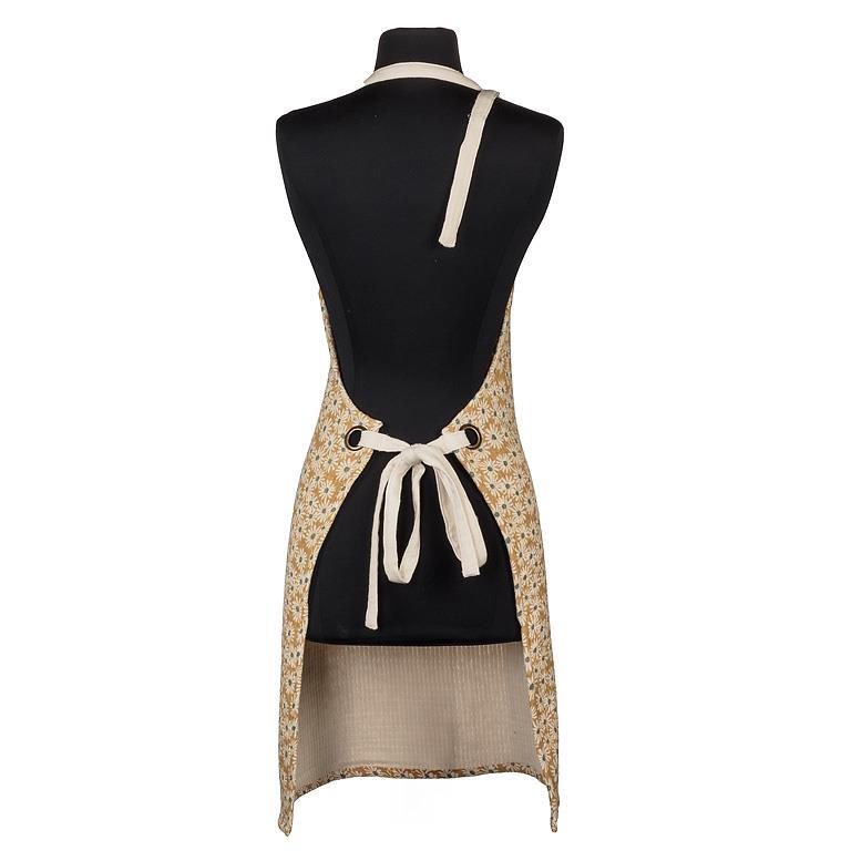 Apron - Stonewashed Cotton - Yellow Daisy