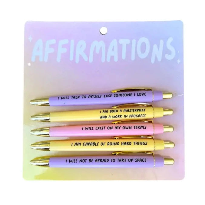 Pen Set - Affirmations - Set of 5