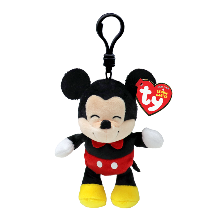 Stuffy Keychain - Ty - Micky Mouse 5"