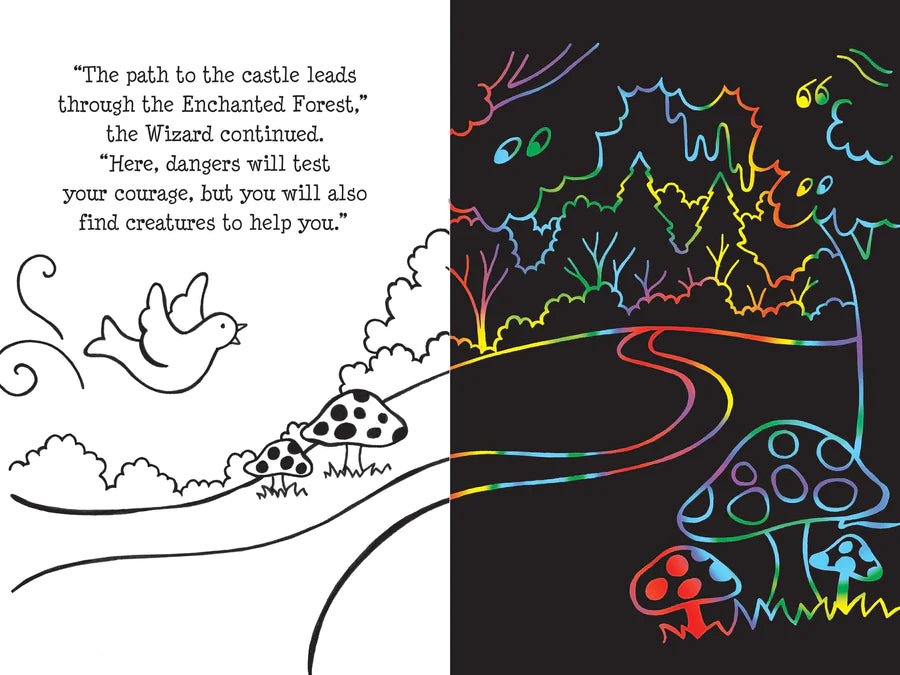 Book - Scratch & Sketch - Enchanted Forest