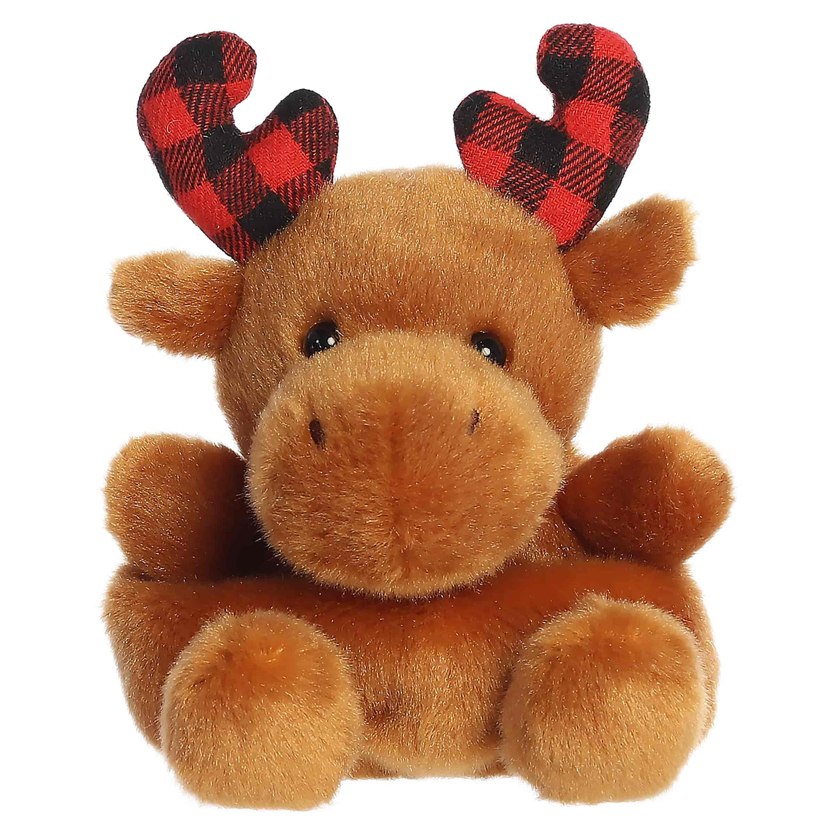 Stuffy - Palm Pals - Clove Plaid Moose
