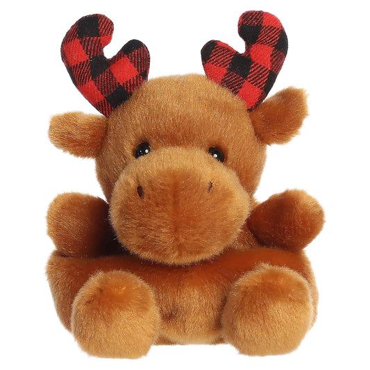 Stuffy - Palm Pals - Clove Plaid Moose