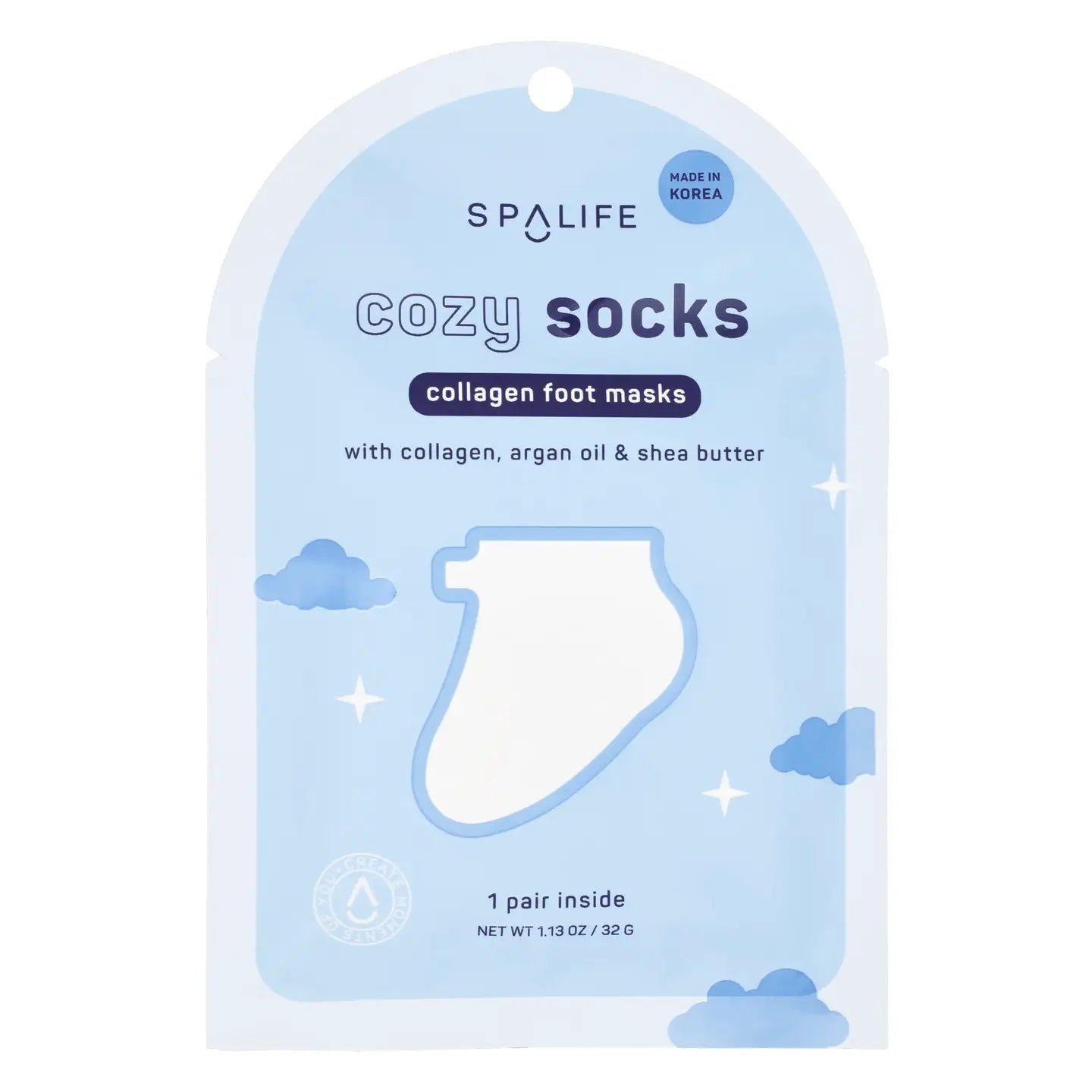 Foot Mask - Cozy Collagen - 1 Pair