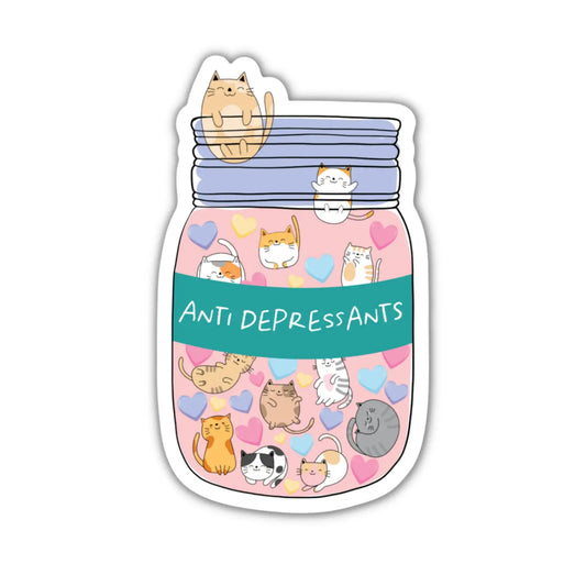 Sticker - Cat Anti-Depressants