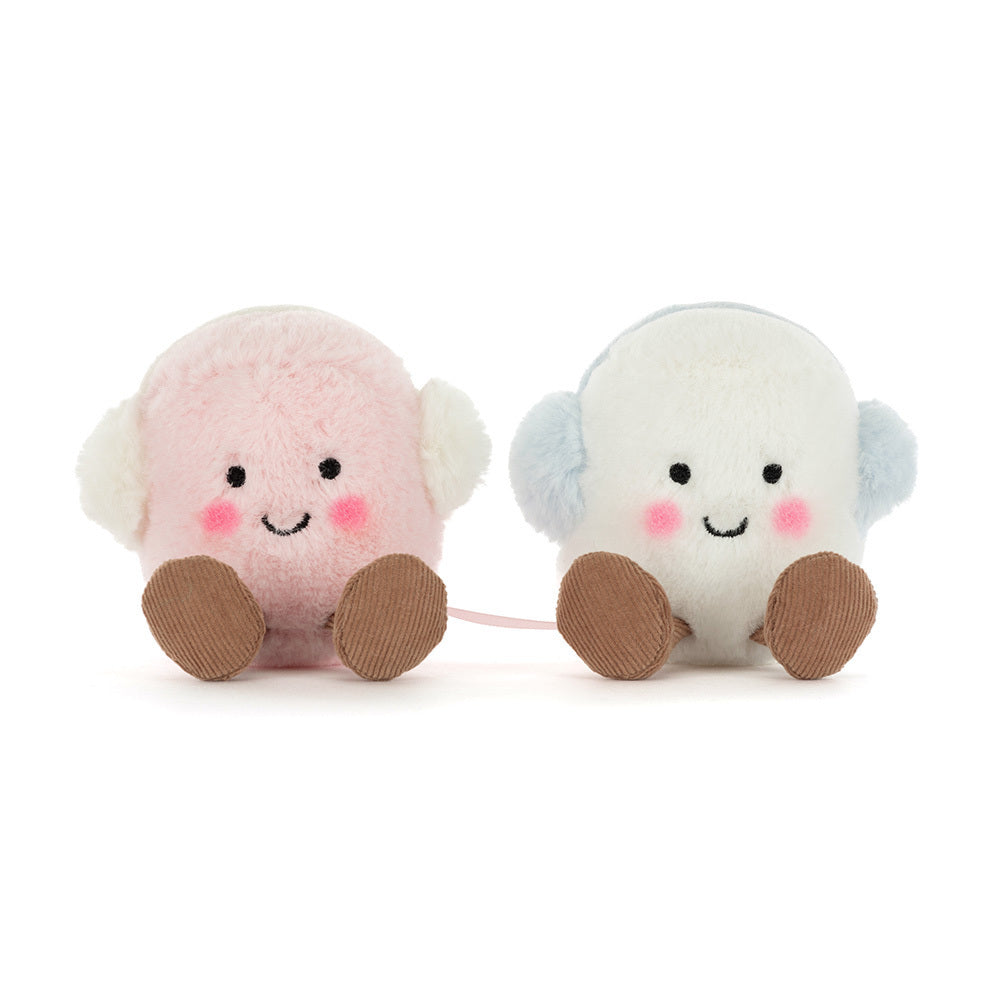 Jellycat - Amuseables Toastie Pink and White Marshmallows