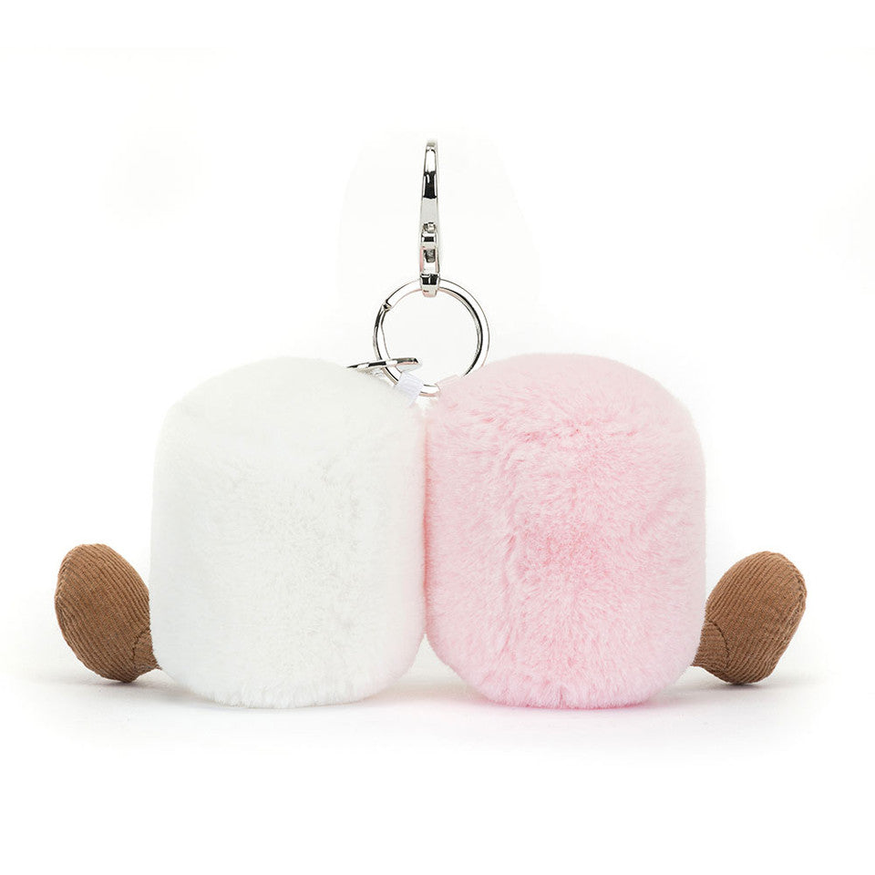 Jellycat - Keychain Bag Charm - Amuseables Pair of Marshmallows