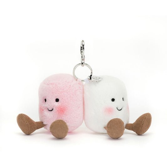 Jellycat - Keychain Bag Charm - Amuseables Pair of Marshmallows