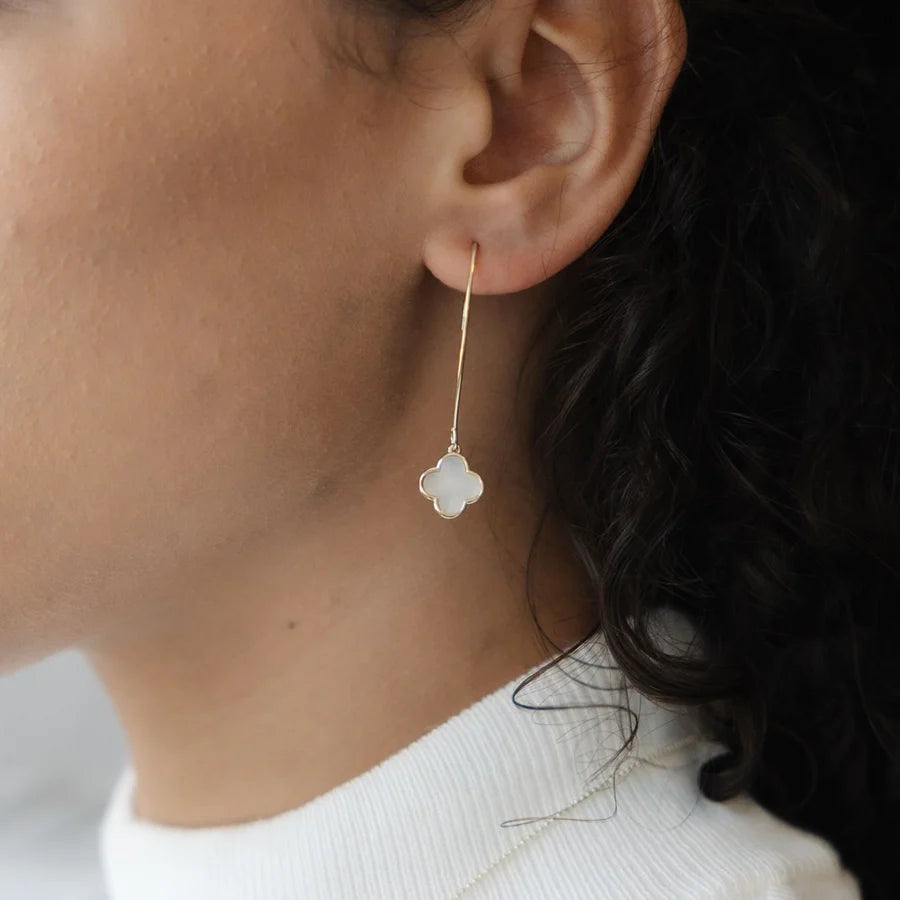 Earrings - Anya Mother of Pearl - Gold