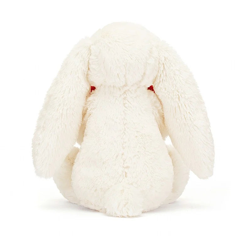 Jellycat - Bashful Bunny Medium - Red Love Heart