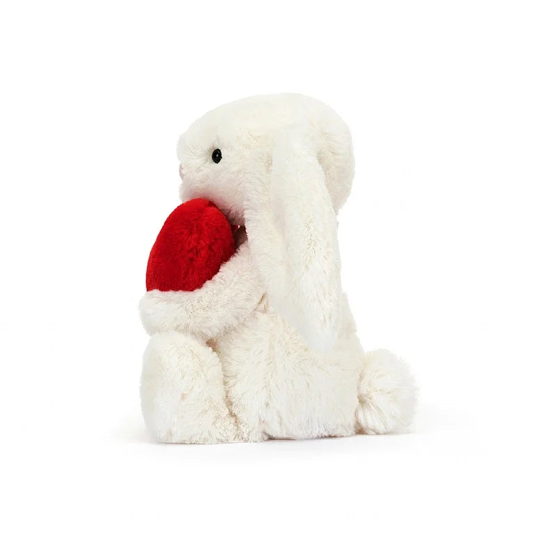 Jellycat - Bashful Bunny Small - Red Love Heart