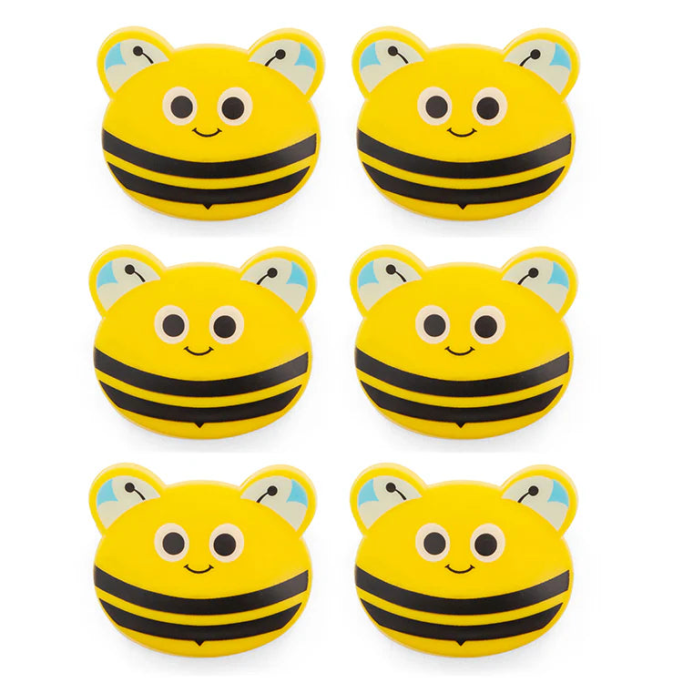 Bag Clips - Bee - Set of 6