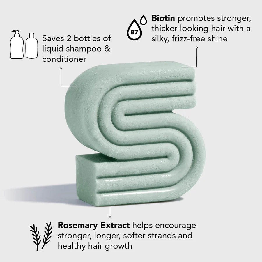 Shampoo Bar - Rosemary & Biotin - Volumizing
