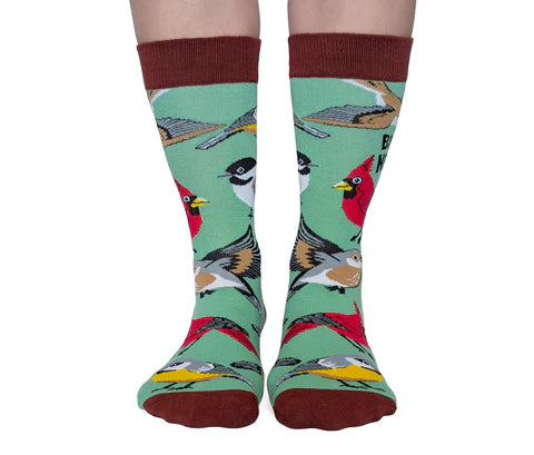 Socks - Small Crew - Bird Nerd