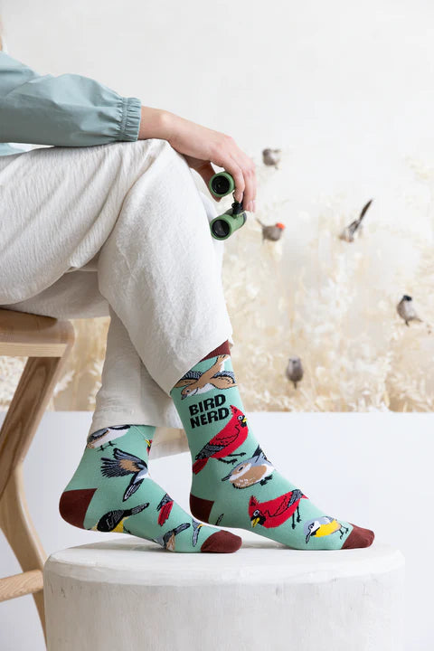 Socks - Small Crew - Bird Nerd