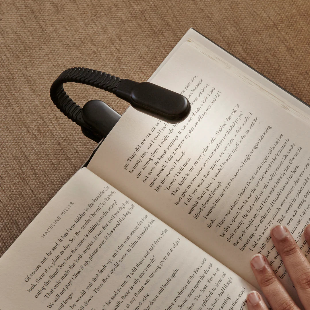 Rechargable Booklight Clip - Black