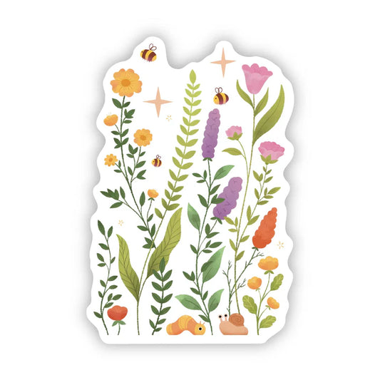Sticker - Wildflowers & Bees