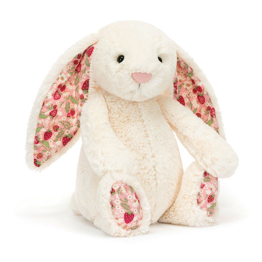 Jellycat - Bashful Bunny Medium - Cream Blossom Berry