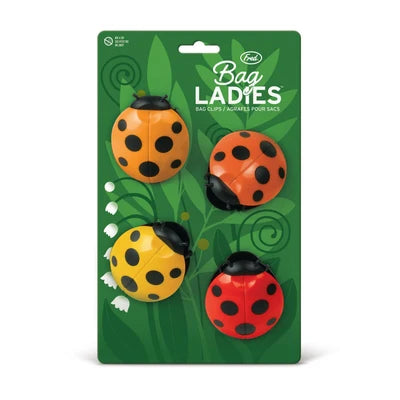Bag Clips - Lady Bugs - Set of 4
