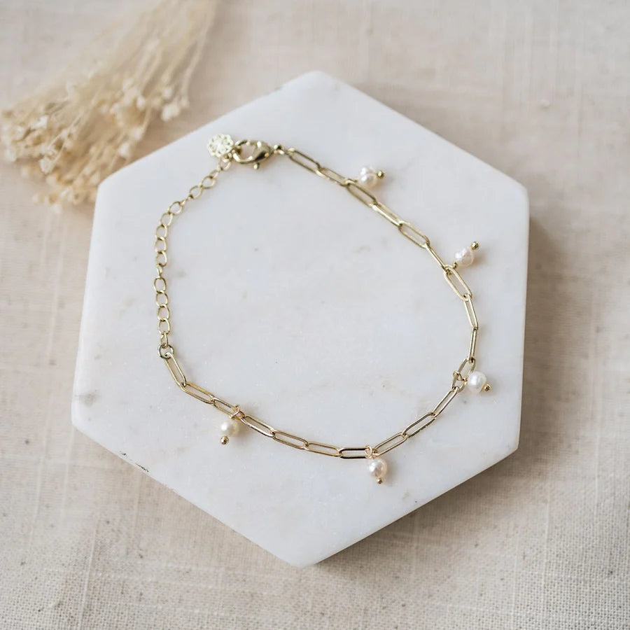 Bracelet - Beatrice Pearl - Gold